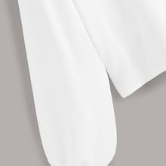 Asymmetrical Tie Blouse - Picture 4 of 6